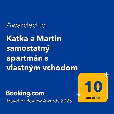 Katka A Martin Samostatny Apartman S Vlastnym Vchodom Lipótszentmiklós Kültér fotó